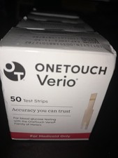 200ct OneTouch Verio Test Strips Exp 11-2026 4 Boxes 50 Ea Free Shipping
