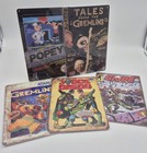 5 x Computer Game & Comic Themed Metal Man Cave Signs 20 x 30 cm