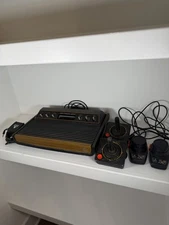 Atari CX-2600 6 Switch Game Console Vintage Untested Joysticks Accessories