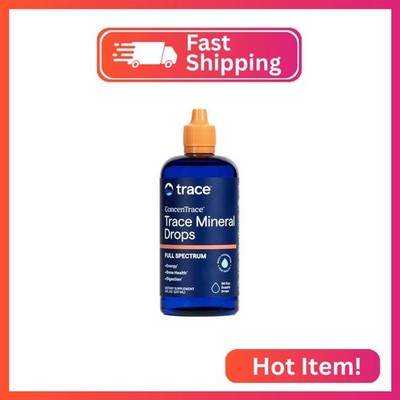 Trace Minerals ConcenTrace Mineral Drops, 70+ Ionic Minerals, 8 fl oz