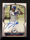 2023 Bowman Chrome Josue De Paula 1st Prospect Auto Autograph #CPA-JDE Dodgers