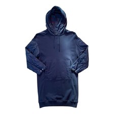 Ciesse Piumini Nuova Felpa Lunga Cappuccio Donna Tg 42 Blu Cotone Trapunta