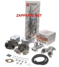 Vw T-1 T-2 Carburetor Kit Redline K 1317 Dual Weber 40 Mm Idf Carburetors