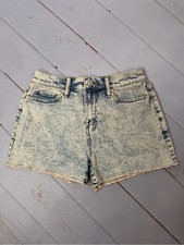 SO Acid Wash High Rise Denim Shorts Size 3/26