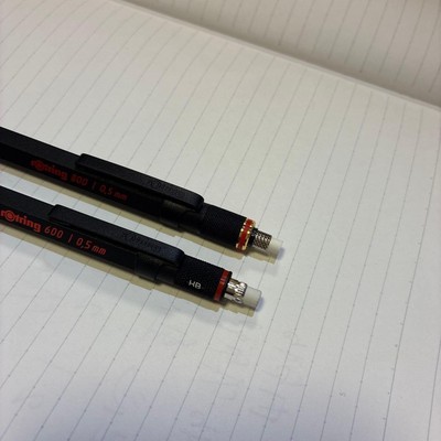 rotring 600 rotring800 mechanical pencil 0.5mm set | eBay