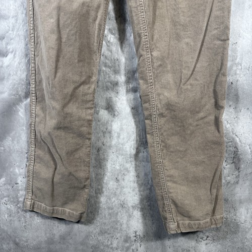 Pantalone Vuori uomo medio velluto a coste marrone spiaggia coulisse casual - Foto 5 di 12
