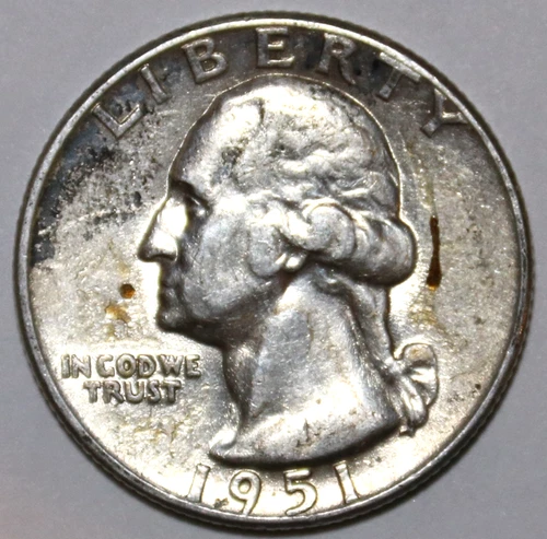 1951-P Washington Quarter - AU - #1633EA