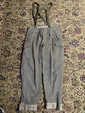 Military E.R.L.A 1958 3 Star Swedish Field Trousers 34x31 Wool