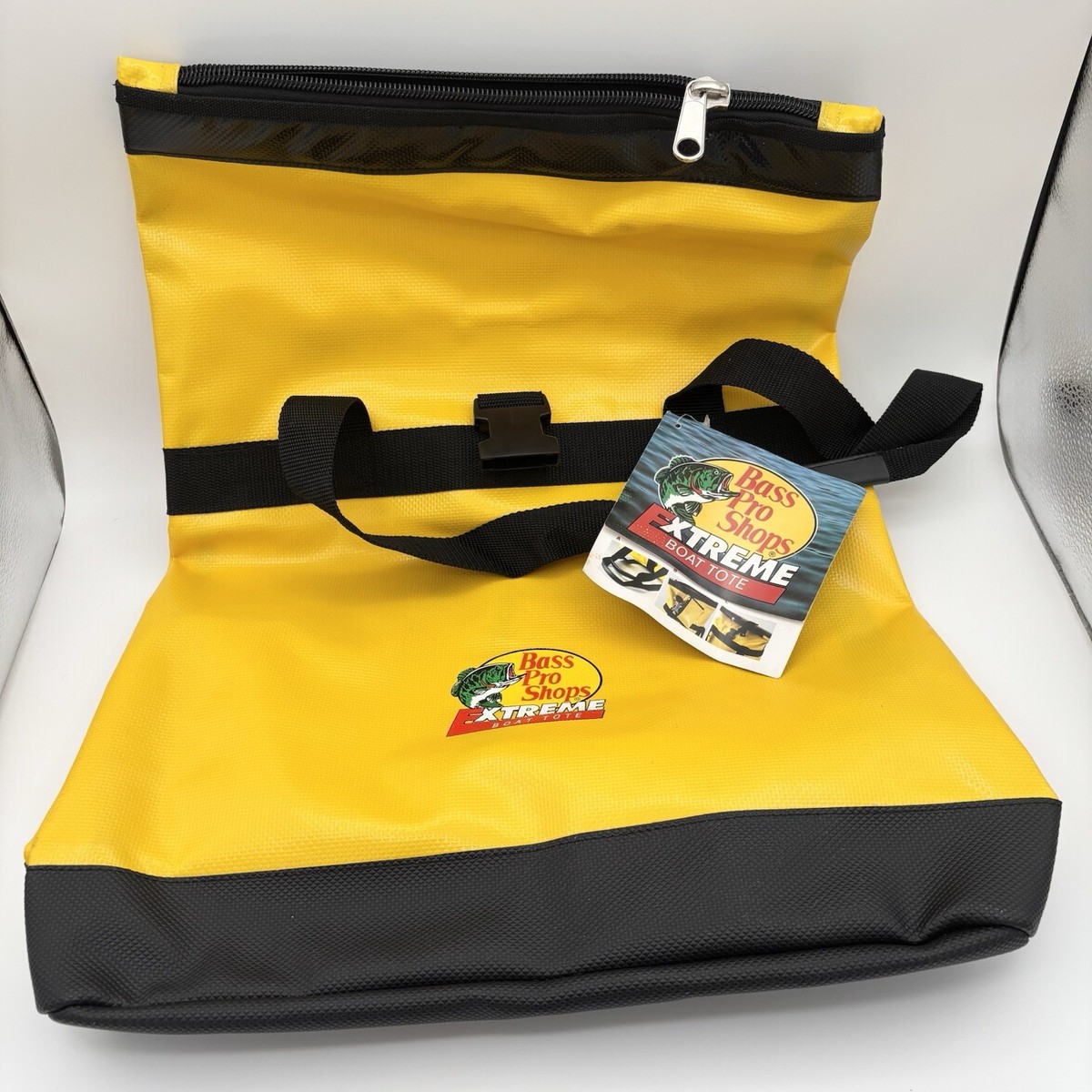 NEW! Bass Pro Shops Extreme Boat Tote Yellow Waterproof Bag NWT | eBay