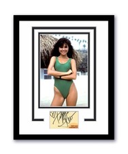 Saved By The Bell Tiffani Thiessen Signed 11x14 Framed Photo Kelly Kapowski ACOA