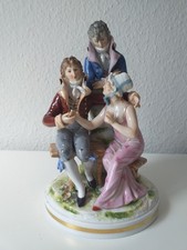 Sevres Porzellan Figuren Gruppe bemalt  , 270...