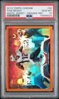 TOM BRADY 2013 Topps Chrome 50 White Jersey Orange Refractor PSA 10