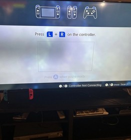 Nintendo Switch v1 Console/Dock/Charger w/Red & Blue Joy-cons As-is PLZ READ