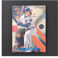2025 Topps Finest Matt Shaw Rookie #85 Chicago Cubs Baseball Card