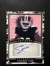 2022 SAGE Artistry - Autographs Stephen Carr #A-SC2 (AU, RC)