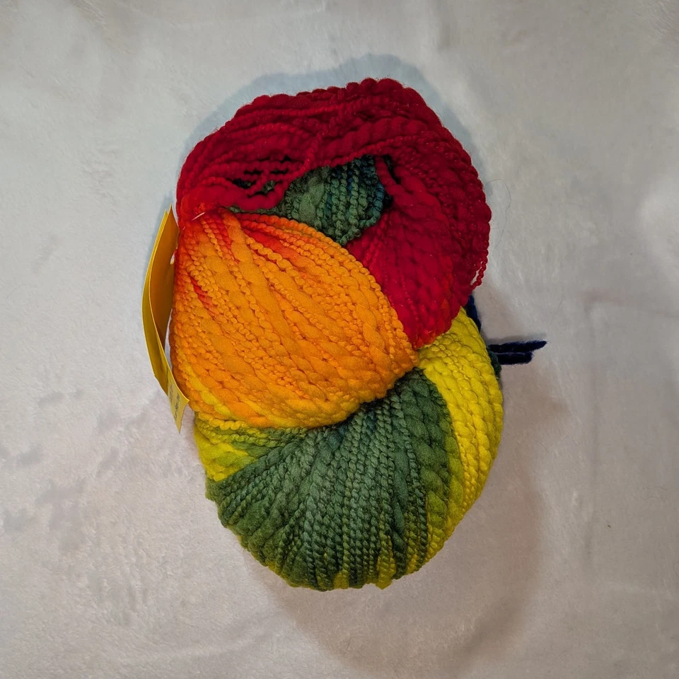 Schaefer Garn Elaine Wolle Farbe Snoopys Buntstift 1 Hank 8oz 300yds handbemalt