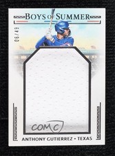 2024 Panini Boys of Summer Jumbo Prospect Materials 6/49 Anthony Gutierrez 19l7