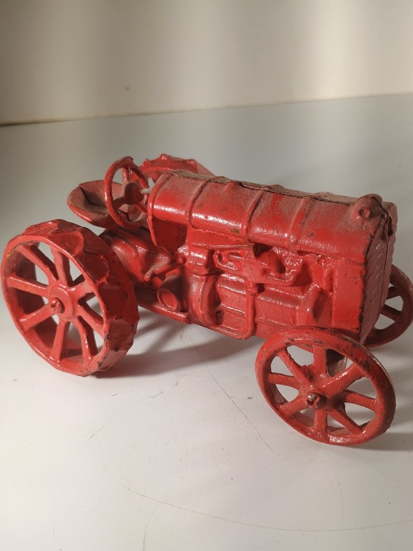 Vintage Fordson Cast Iron 6 1/2” X 4” Tractor