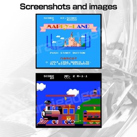 Mappy-Land Nintendo Famicom / FC [Japanese NES] Cartridge Only (NAMCO 1986)