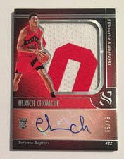 2024-25 Silhouette #d 84/99 Rookie Patch Auto SP Insert Ulrich Chomche RC