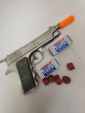 Vintage Hubley Automatic .45 Cap Gun With 2 Boxes Of Caps. Mint Condition
