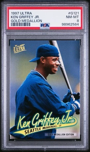 1997 Ultra Gold Medallion Edition Ken Griffey Jr. #G121 PSA 8