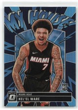 2024-25 Panini Donruss Optic Purple Holo My House Kel'el Ware #11 Miami Heat RC