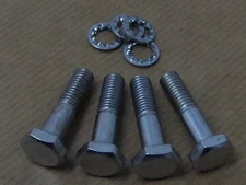 Triumph Tiger Cub W932 Lightweight Fork Wheel Spindle Cap Bolt & Washer x4 '