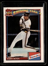 1991 Topps Bazooka Shining Stars #1 Barry Bonds