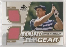 2021 SP Game Used Tour Gear Gold 3/149 Bryson DeChambeau #TG-BD Rookie RC 0iz