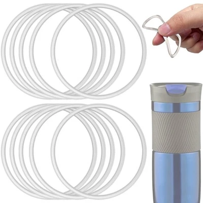 XYQMLY 10-Pcs Replacement Gasket Rubber Lid Seals for Contigo Snapseal