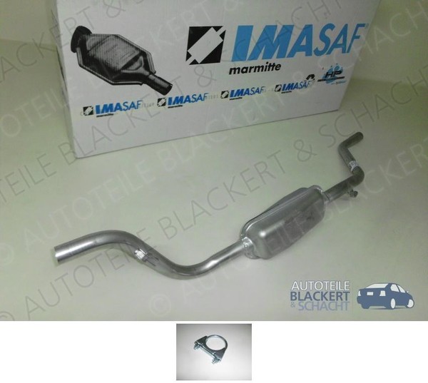 Imasaf ESD Auspuff Endtopf für Volvo 46 + Kombi 66 + Coupe + Kombi 1972-1979-image