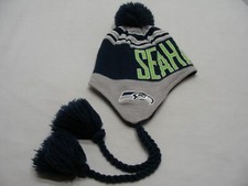 SEATTLE SEAHAWKS - NFL - New Era - S/M or Youth Size Stocking Cap Beanie Hat