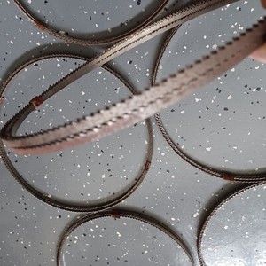 8 Vintage 151" Inch Size Bandsaw Blades Wide Round Circular 1/4" Width Band Saw