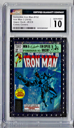 2010 Iron Man 2 Comic Covers The Invincible Iron Man CGC 10