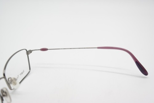 Vintage Brille Brendel 908689 Titanium Silber Violett Eckig Brillengestell - Picture 4 of 6