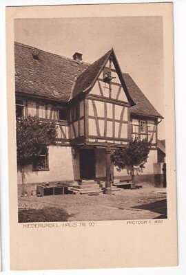 FRANKFURT a. M. NIEDERURSEL um 1920: HAUS NR. 20, FACHWERKHAUS v 1581, SW C. ABT