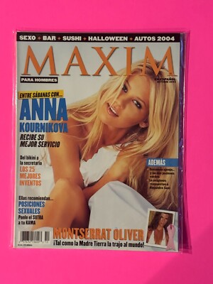 Spanish MAXIM #19 en espanol ANNA KOURNIKOVA - Octubre 2003