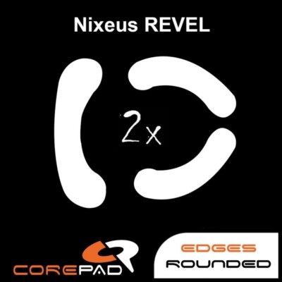 Corepad Skatez Nixeus REVEL Replacement Mouse Feet Hyperglides PTFE Teflon