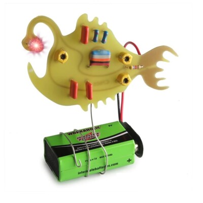 C7605 - Learn to Solder Rainbow Flashing Anglerfish DIY Soldering Kit