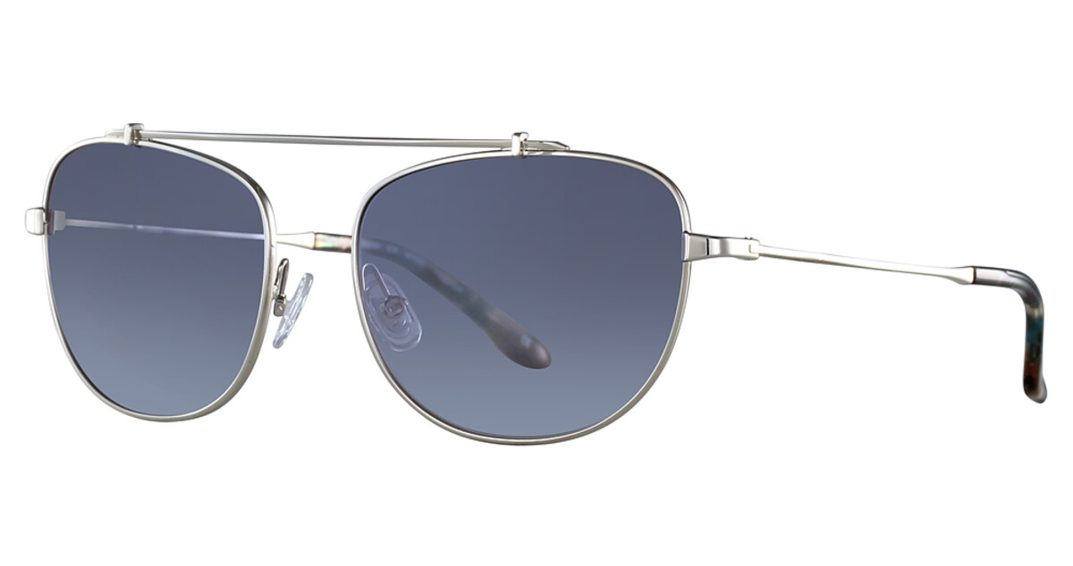 BCBG Max Azria MYSTIC Silver / Navy Tinted Sunglasses | eBay