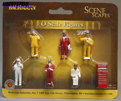 BACHMANN O GAUGE MECHANIC DUDES figures people tool track scenery train BAC33163