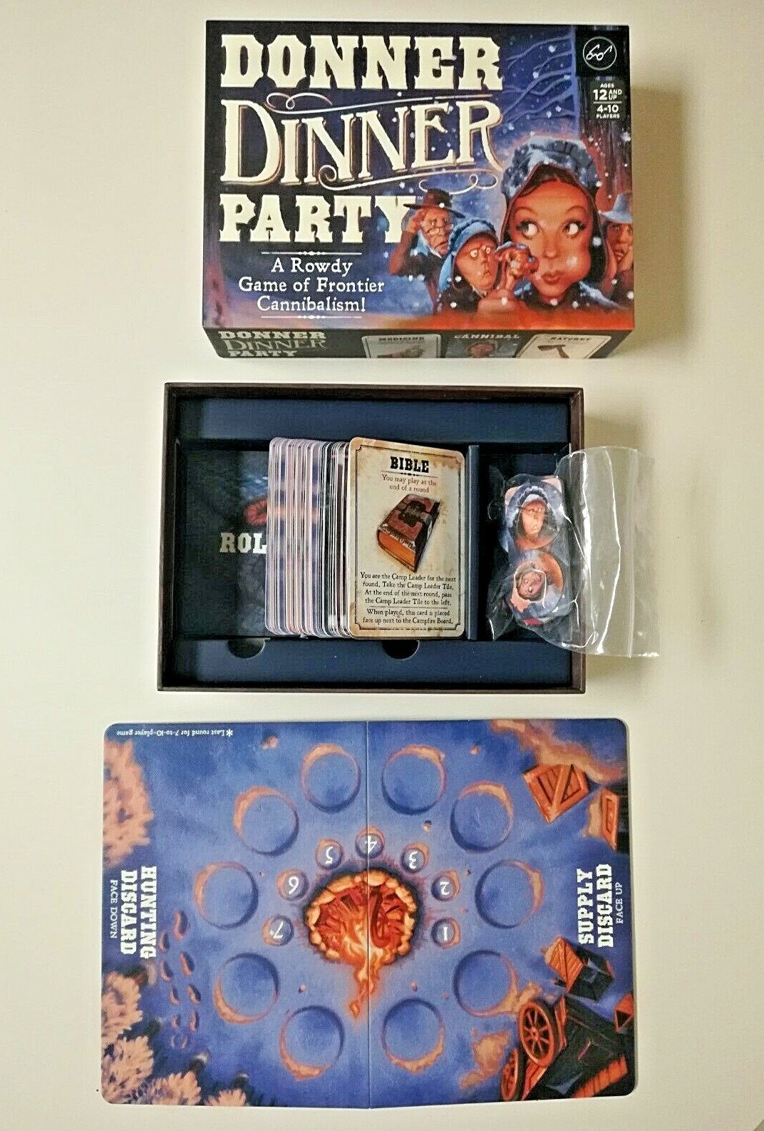 Donner Dinner Party Parts & Replacement Lot w/ Manual & Tokens | eBay