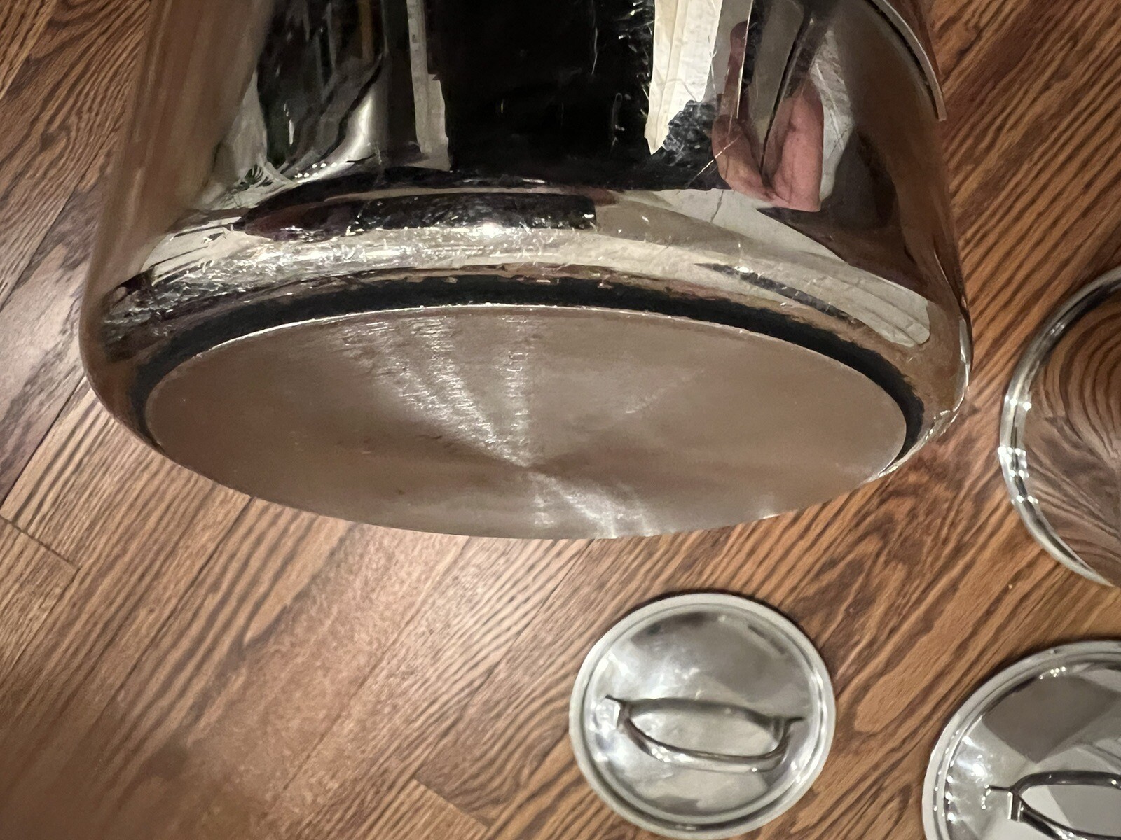 Vintage made In France Cuisinart set of 2 Sauce Pans 2.5 quart & 1.25