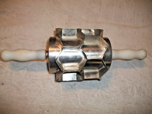 Moline Commercial Rotary Rolling Biscuit Donut Dough Cutter Hexagon Vintage F2