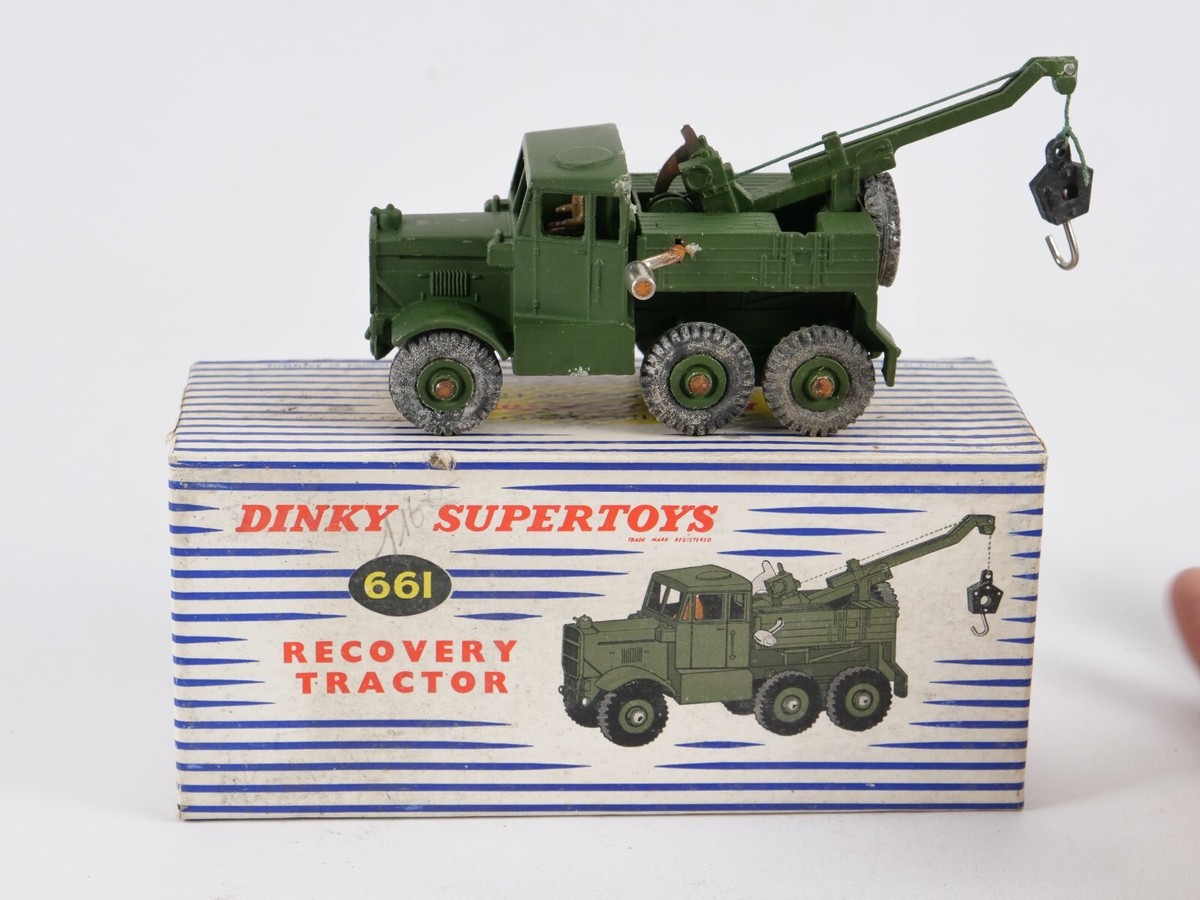 DINKY  SUPERTOYS 救援軍用トラック661 Dinky Toys 661 Recovery Tractor - QDT