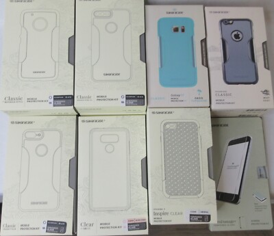 Saharacase Mobile & Screen Protection Bundle iPhone Samsung LG Etc Lot of 13 NOS