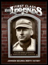 2006 Upper Deck #FCL-86 Walter Johnson First Class Legends 40023