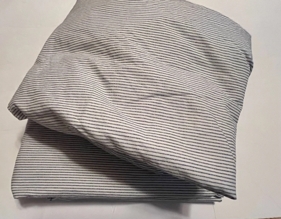 Ralph Lauren ~ Oxford Rayas Azul y Blanco ~ Talla Completa 100% Algodón Foto 2 de 4