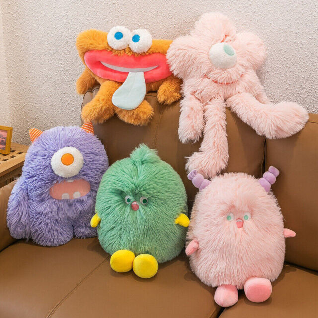 New Long Hair Little Monster Plush Doll Creative Big Eyed Monster Doll Toy New Long Hair Little Monster Plush Doll Creative Big Eyed Monster Doll Toy
